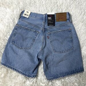 Levi's Light Blue Denim Shorts